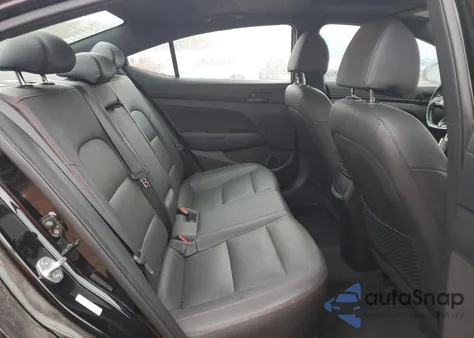 2020 Hyundai Elantra Sport from USA, damaged, VIN KMHD04LB7LU056872